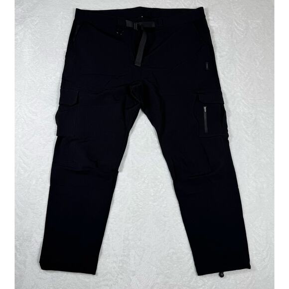 OSB Other - OBS Tactical Cargo Pants Men's 3XL Black Utility Stretch Hiking Outerwear Belted